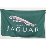 Jaguar Flagge für Autoshow, kann benutzerdefinierte Druckdatei, 90x150cm Größe, 100% Polyster, Jaguar Banner