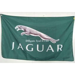 Jaguar Flagge für Autoshow, kann benutzerdefinierte Druckdatei, 90x150cm Größe, 100% Polyster, Jaguar Banner