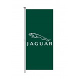 Jaguar Flagge grün mit hoher Qualität