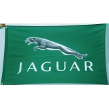 Jaguar Flag-3x5 FT-100% polyester Banner-Green-Black