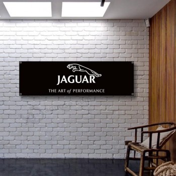 Jaguar Banner Vinyl oder Leinwand, Garage Zeichen, Adversting Flagge