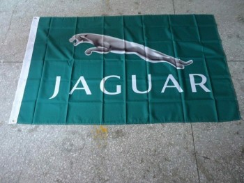 aangepaste jaguar-vlag voor autoshow