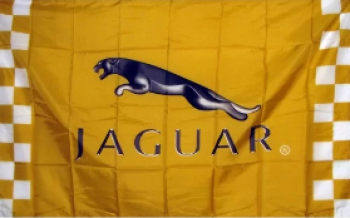 poliéster de corrida jaguar 3 x 5 ft. flag
