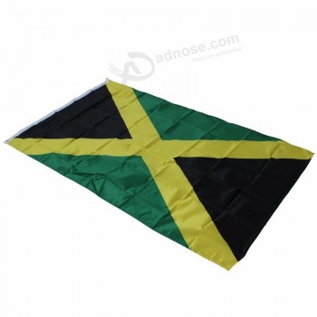 fabricante al por mayor de poliéster bandera de la nación jamaicana