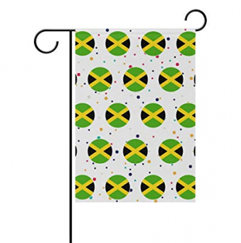 bandera de jardín de jamaica personalizada poliéster jamaica patio banderas