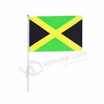 ホット販売ミニ手持ちジャマイカの旗を振って開催