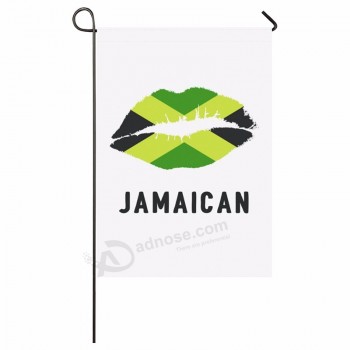 bandera de jardín jamaican girl lips bandera de jardín banderas de temporada para exteriores banderas de decoración de jardín