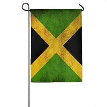 Bandera de poliéster con mangas jamaica de 12