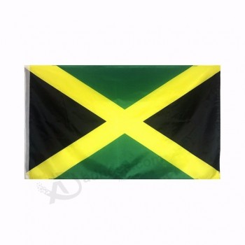 fast delivery silk screen printing jamaica national flag