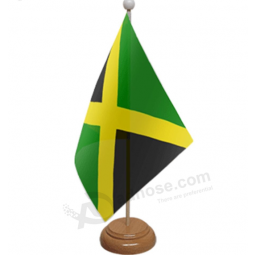 Factory direct sale polyester Jamaica desk top flags