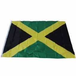 Custom 100% polyester Jamaica Flag national flag