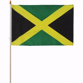 bandera de la mano de jamaica poliéster bandera ondeando la mano de jamaica