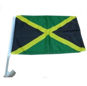 mini bandiera giamaica in poliestere stampa digitale per finestrino auto