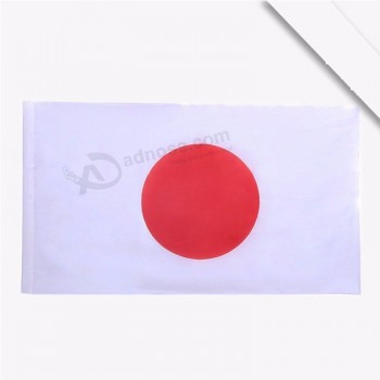 Melhores preços círculo vermelho branco impressão serigráfica bandeira japonesa reciclável