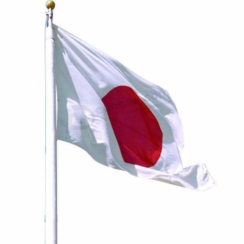 impreso de diferentes tamaños 2x3ft 4x6ft 3x5ft banner de tela bandera de Japón personalizada