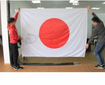 Bandera de Japón de fabricación china con banner de nylon de buena calidad