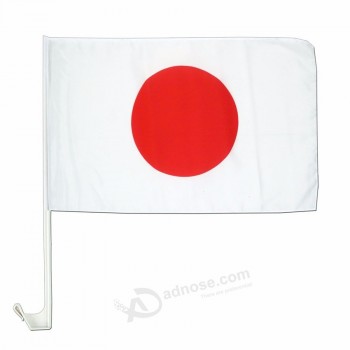 оптовые продажи 12x18 дюймов цифровой печатной полиэстер Япония Флаги окна автомобиля