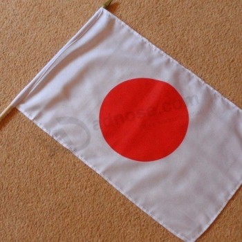 bandeira nacional da mão de japão de alta qualidade