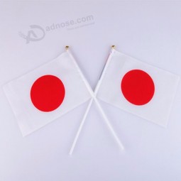 Japan Hand Held Flag Custom Country Hand Shake Flag