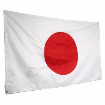 bandera japonesa de alta calidad al aire libre japón poliéster país bandera 90 * 150 cm