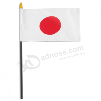 ポリエステル日本手旗日本旗を振る