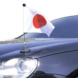 Knitted Polyester Mini Car Window Japanese National Flag
