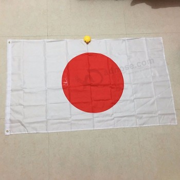 custom 100% polyester japan national flag 3 x 5 feet