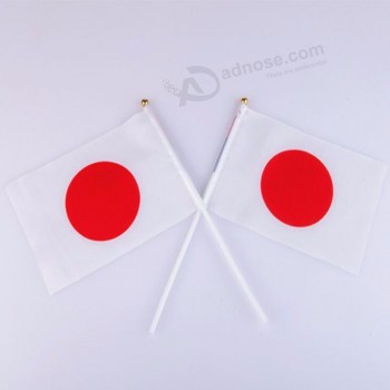Japan Hand Held Flag Custom Country Hand Shake Flag