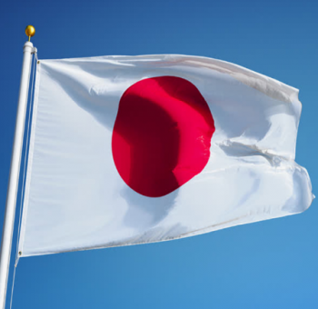 Venta caliente bandera japonesa de poliéster de Japón