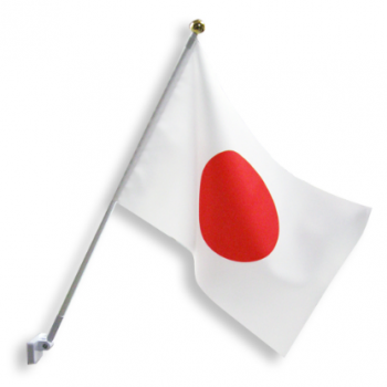 mini bandeira japonesa de parede de poliéster com poste