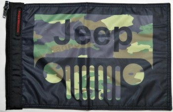 Jeep Grill Camo Flagge für immer Welle