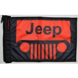 Jeep Grill Flagge Red für immer Welle