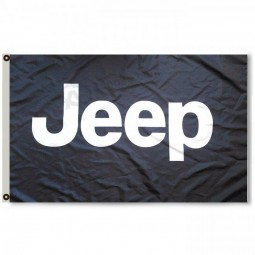Jeep schwarze Flagge Banner 3x5ft Wrangler Cherokee Waggoner Patriot Kompass CJ TJ