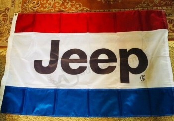 3FT X 5FT EE.UU. hizo jeep bandera cosida rayas nylon