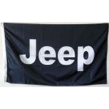 Jeep Flag Banner schwarz 3x5ft Man Cave US-Versender