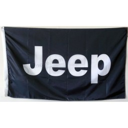Jeep Flag Banner schwarz 3x5ft Man Cave US-Versender