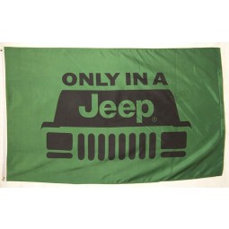 Jeep-Flagge nur für den Innen- und Außenbereich In einem Jeep-Banner 3 'X 5'