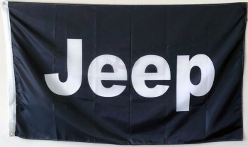bandera de jeep de alta calidad personalizada al por mayor bandera negra 3x5 pies