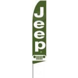 Jeep 12-Fuß-Swooper-Federflagge