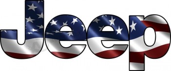 avgrafx jeep kleur aftermarket sticker amerikaanse vlag sticker 6 x 2,5 inch paar