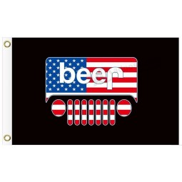 faylagee-yx Bar Banner Jeep amerikanische lustig trinkende Flagge 3 X 5 Garten Flagge