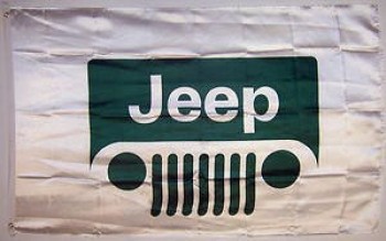 3'x5' JEEP FLAG, auto automotive car banner