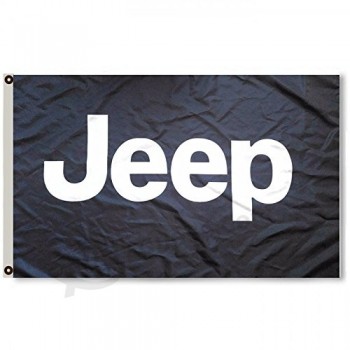 2but Jeep schwarze Flagge Banner 3x5ft Wrangler Cherokee Waggoner Patriot Kompass