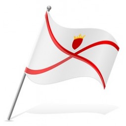 vector de ondear jersey de bandera con alta calidad