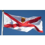 vlag van Jersey om op bevrijdingsdag boven Westminster te vliegen