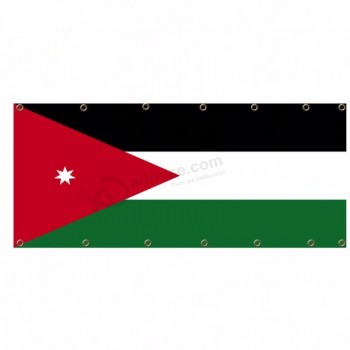 Indoor nützliche Siebdruck Jordan Mesh Flagge zum Verkauf