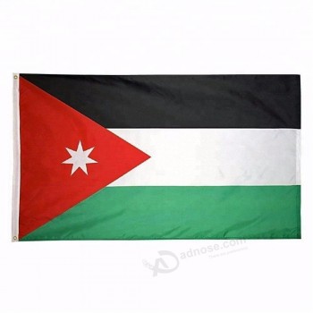 Горячие продажи производитель иордания флаг 90 * 150 см иордания баннер