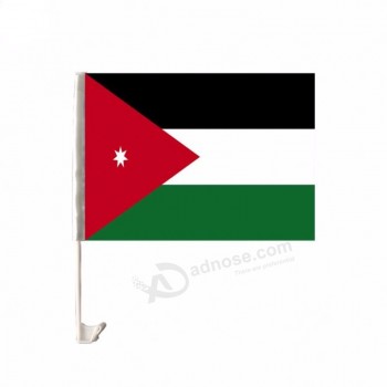 Qualidade superior desvanecer-se resistente bandeira da janela de carro jordan