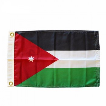 bandera de país de jordania grande personalizada de alta calidad