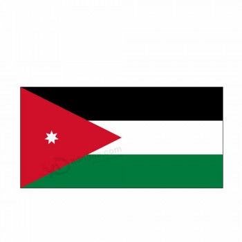 bandeira da jordânia | bandeira maravilhosa | 3x5ft | 100% poliéster | Todas as bandeiras nacionais do mundo